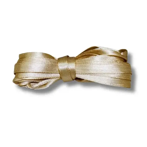 cinta raso doble faz satinada no 1 6mm por 5mts color dorado 0