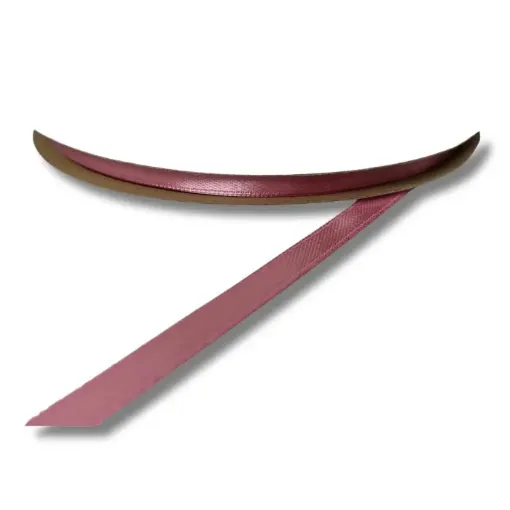 cinta raso doble faz satinada no 1 6mm por 50mts color rosado 0