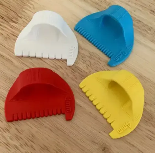 set 4 herramienta espaciado plastico para costura set x4 medidas 2 5mms 0