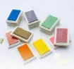 almohadilla tinta para sellos craft ink pad para scrapbooking madera tela papel 72x52mms color 2