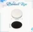 repuestos esponja para sellos tinta scrapbooking circular medida 30x5mms set x10 unidades 3