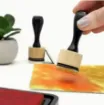 repuestos esponja para sellos tinta scrapbooking circular medida 30x5mms set x10 unidades 4
