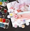 repuestos esponja para sellos tinta scrapbooking circular medida 30x5mms set x10 unidades 6
