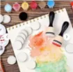 repuestos esponja para sellos tinta scrapbooking circular medida 30x5mms set x10 unidades 7