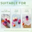 esponja para dedo aplicadora tinta scrapbooking 30x18mms set x5 unidades color 7
