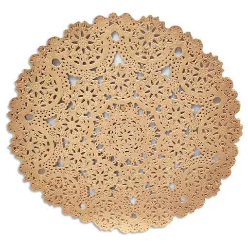 rodal circular medida 25 4cms color kraft x12 unidades 0