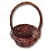 canasta mimbre asa mini medida 18x8x23 5cms color marron oscuro 0