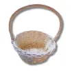 canasta mimbre asa mediana medida 28x11 5x32cms color blanco 0