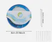 caja alfileres acero inoxidable medida 34mms fox 7 8 x25grs almohadilla 3