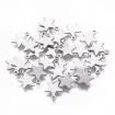 dijes acero inoxidable modelo estrella 10x8mms x200 unidades color plata 0