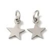 dijes acero inoxidable pvd 201 modelo estrella 98x78mms x20 unidades color plata 0