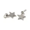 dijes acero inoxidable pvd 201 modelo estrella 98x78mms x20 unidades color plata 1
