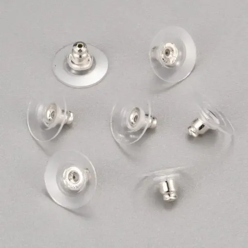 fru fru tuercas para caravana silicona metal medida 11x5 5mms x50 unidades color plata 0