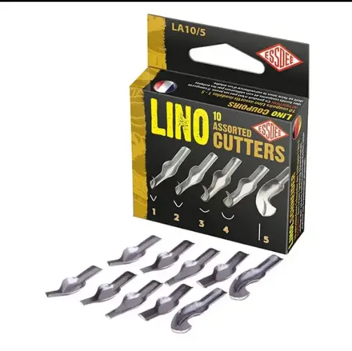 lino cutters styles essdee set 10 cortadores linoleo acero al carbono rectificados x5 modelos 0