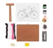 kit infantil diy art decor string para armar alambre itsy bitsy modelo bicycle bicicleta 2