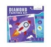kit infantil diamond painting kit pintura diamantes itsy bitsy modelo cohete espacial 0