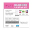 kit infantil diamond painting kit pintura diamantes itsy bitsy modelo jardin amigos 4