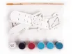 kit creativo infantil diy build play para armar pintar itsy bitsy modelo vintage aircraft avioneta 3