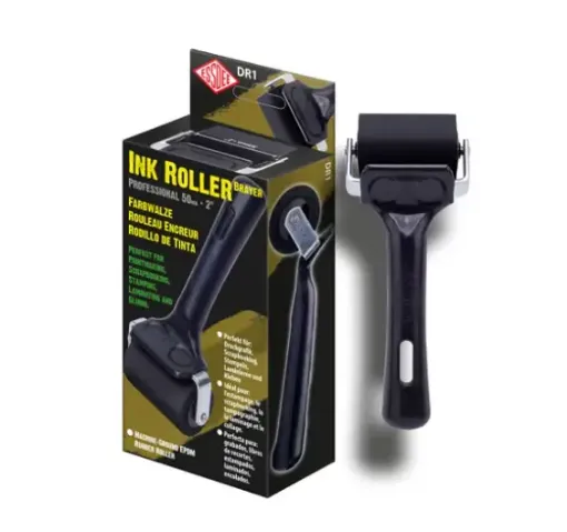 rodillo goma para grabado profesional essdee ink roller professional 50mms dr1b 0