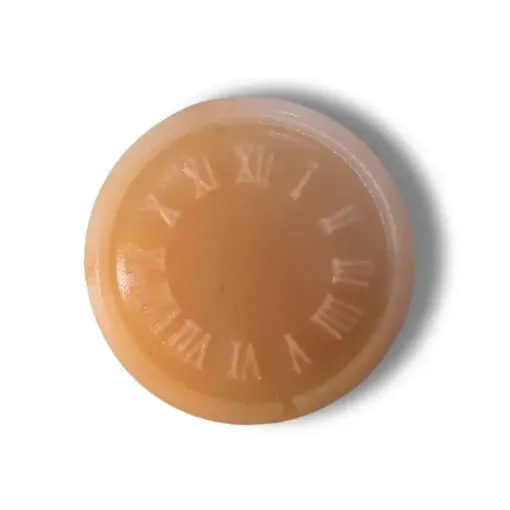 pieza resina aplique reloj 3x3cms 0