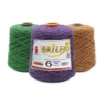 hilo brillante lurex no 6 fial brilho tes 518 ovillo 200grs 210mts varios colores 0