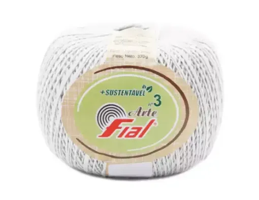 hilo algodon brasil fial no 3 5 cabos cono 370grs 980mts color blanco 0