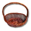 canasta mimbre asa ovalada grande medida 33x25x30cms color marron 0