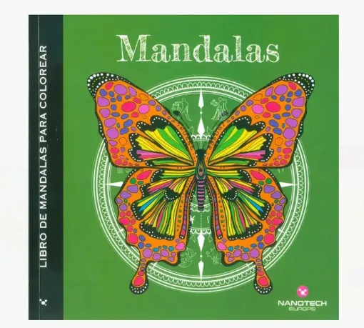 libro mandalas para colorear colorterapia 56 paginas 22x22cms nanotech tapa mandalas variados 0