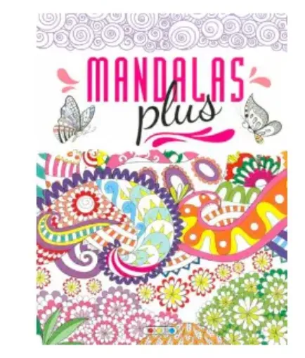 libro para colorear mandalas plus 32 paginas 21x28cms todolibro 0