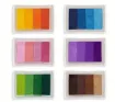 almohadilla tinta para sellos craft ink pad para scrapbooking 72x52mms degrade x4 colores varios 1