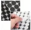 velcro adhesivo circular 15mms 2 partes plancha 60 unidades color blanco 0