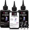 resina uv pigmentada coloreada lets resin color negro x100grs 0
