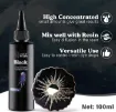 pigmento concentrado para resina epoxi uv lets resin pasta pigmentada color negro 100ml 130grs 2