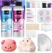 set caucho silicona para fabricar squishy lets resin clear x16oz 472ml pigmentos accesorios 0