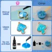 pigmentos liquidos concentrados para resina uv lets resin kit 10 colores perlados 20grs 5