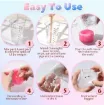caucho silicona para fabricar squishy lets resin clear x4oz 828ml relacion 1 1 4