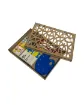 kit inicial pintura acuarela caja lujo calada especial para regalar 45x33x6cms 2