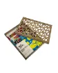 kit basico pintura acuarela caja lujo calada especial para regalar 45x33x6cms 2