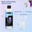 kit resina epoxi transparente sin burbujas lets resin x473ml 6 moldes posavasos accesorios 5