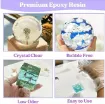 kit resina epoxi transparente sin burbujas lets resin x473ml 4 moldes piramides accesorios 5