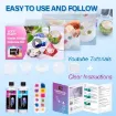 kit resina epoxi transparente sin burbujas lets resin x473ml 4 moldes piramides accesorios 7