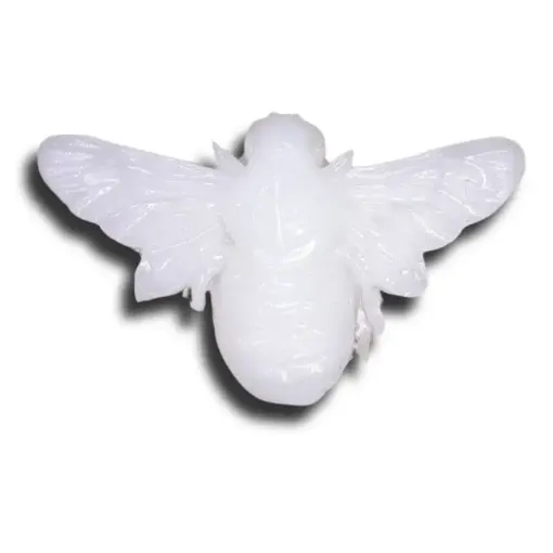 aplique porcelana flexible modelo abeja medida 4x2 5cms por unidad 0
