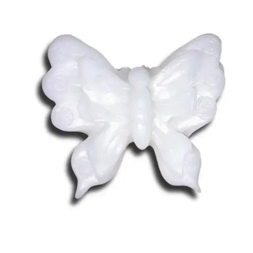 aplique porcelana flexible modelo mariposa medida 4 5x4cms por unidad 0