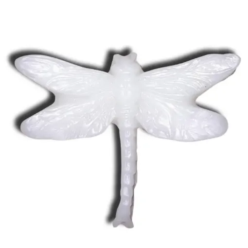 aplique porcelana flexible modelo libelula medida 5x4cms por unidad 0