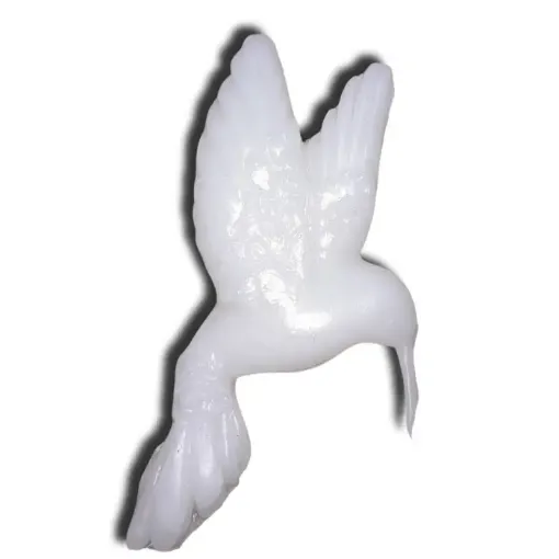 aplique porcelana flexible modelo picaflor medida 7x3cms por unidad 0