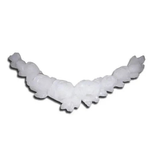aplique porcelana flexible modelo guarda rosas medida 13x4cms por unidad 0