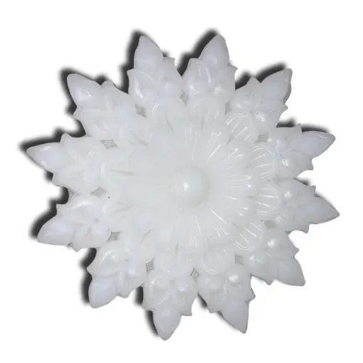 aplique porcelana flexible modelo mandala flor medida 8 5x8 5cms por unidad 0
