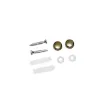 perchero colgador metalico dorado 3 ganchos medida 21x3cms 6