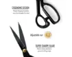tijera profesional para sastre black negra 9 23cms 1