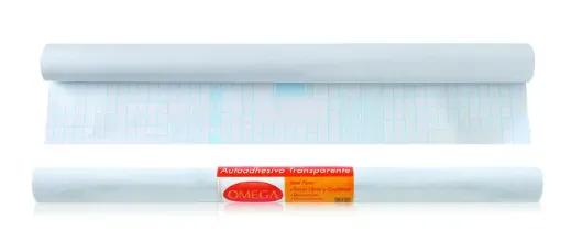 film vinilo autoadhesivo contact adhesivo 100 micras omega 45cms por 10 metros transparente 0